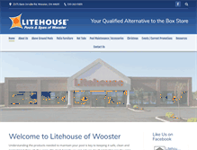 Tablet Screenshot of litehousewooster.com